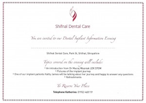 dental implants information evening